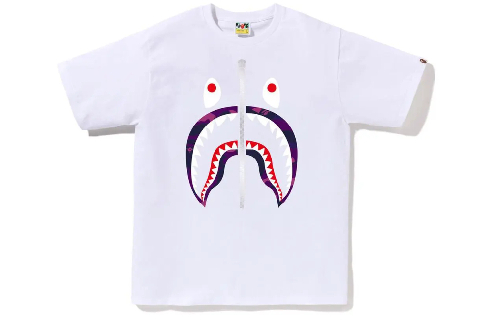 A Bathing Ape Bathing Ape The City Camo Shark Футболка