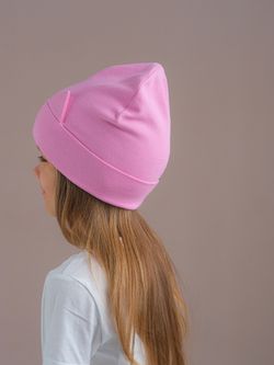 Шапка трикотажная КИС(Безе/Розовый)