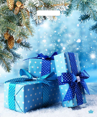 Пакет ВУР 38*45см 60 мкм НГ Подарки зимы 1шт