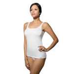 Классическая женская майка на тонких лямочках Doreanse Essentials (Размер: L) (Цвет: белый)