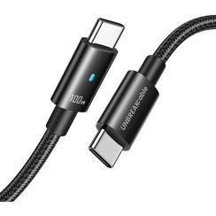 Кабель SYNCWIRE UNBREAKcable USB-C to USB-C 1 м (UBBT384) черный