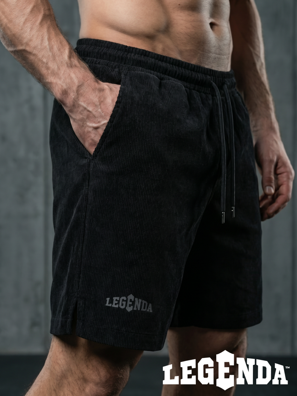 Шорты повседневные Casual LEGENDA черный