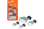 Зажимы для шлангов, набор 4пр. (D=10,15,25,45мм) ATSC020 AIRLINE