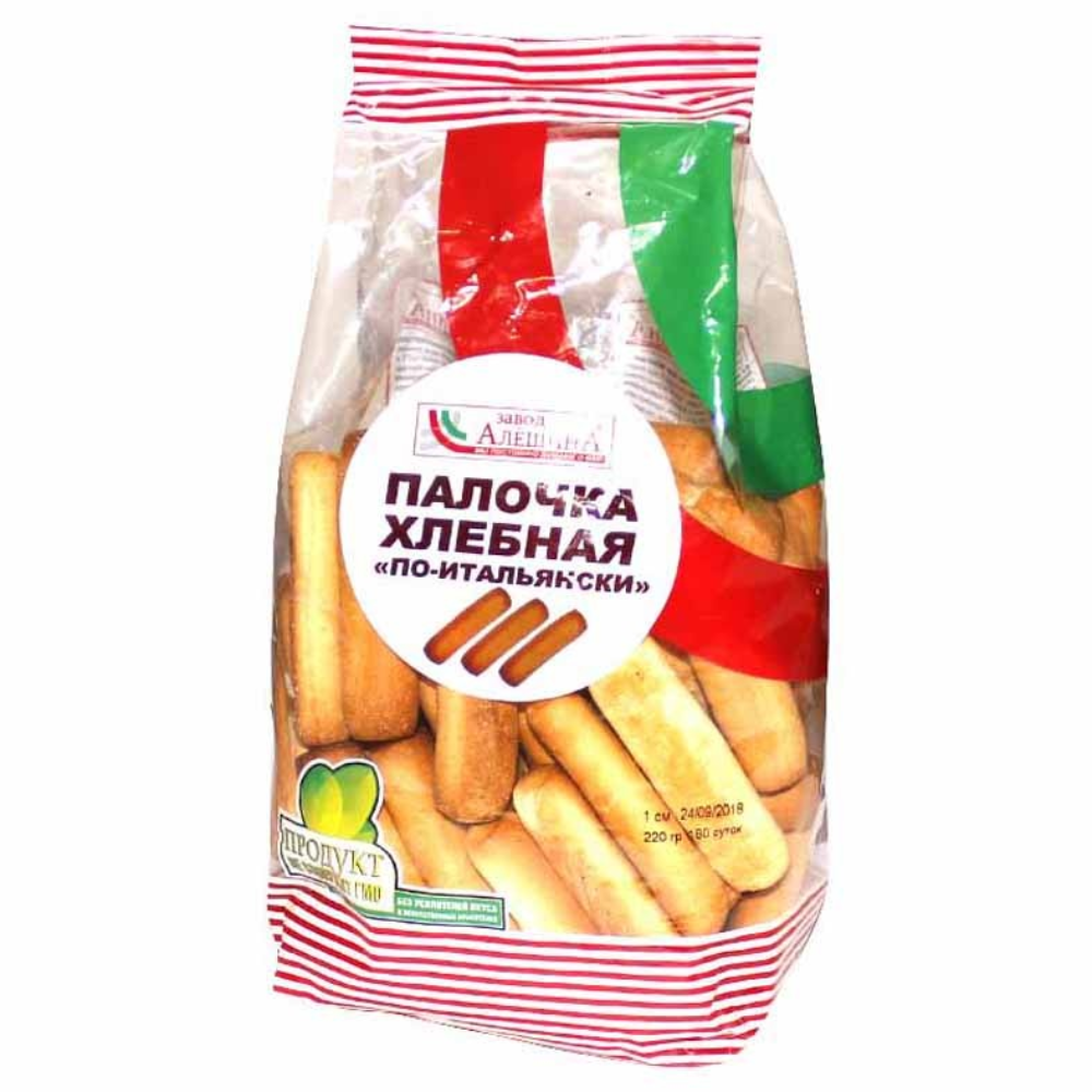 Хлебная палочка по-итальянски Завод Алешина 220 гр