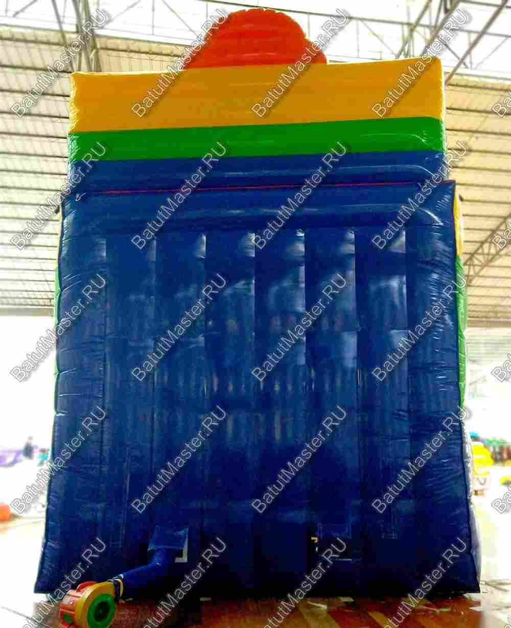 Детский надувной батут-горка "Без радуги никуда" 11*5*8м