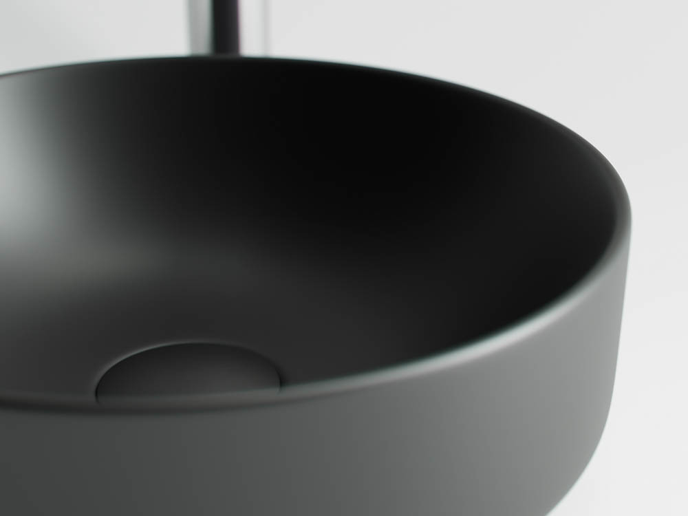 Рукомойник Ceramica Nova Element 35,5 см CN6007, черный матовый