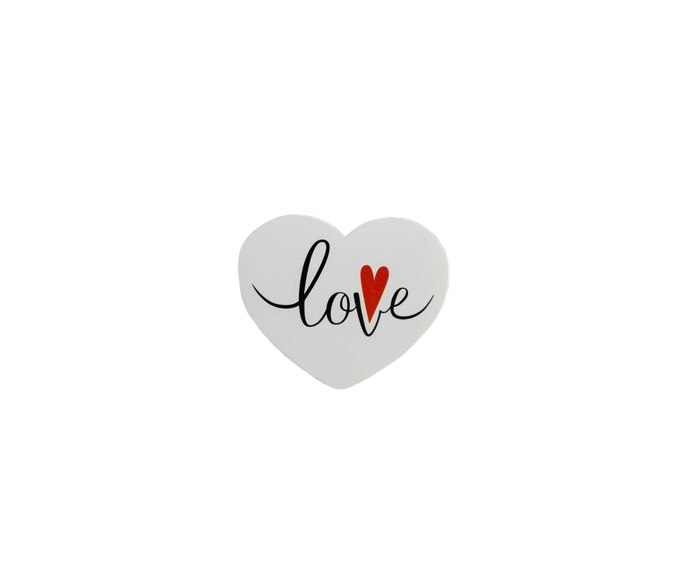 Открытка-мини двойная «Love», 7 х 6см