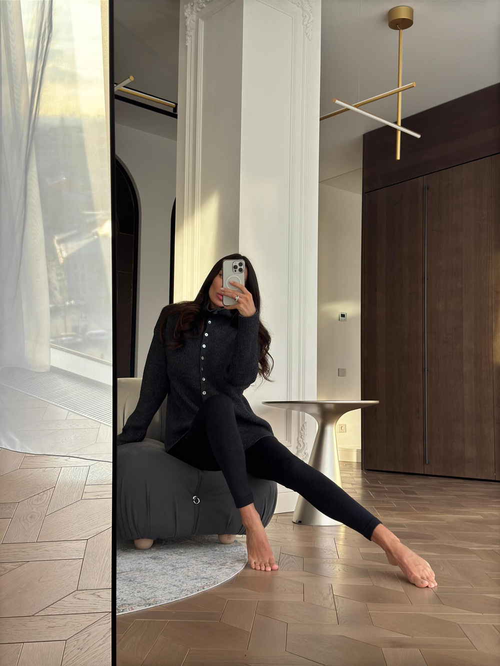 Кардиган на пуговицах