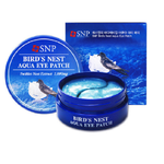 Гидрогелевые патчи SNP bird's nest aqua eye patch, для век с ласточкиным гнездом, 60 шт