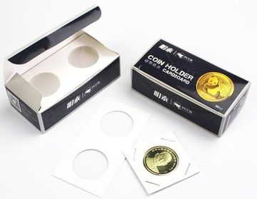 Холдеры для монет под скрепку d 37 мм, 50 шт в упаковке PCCB