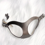 9306 Шлейка кожаная "Перламутр" / PREMIUM