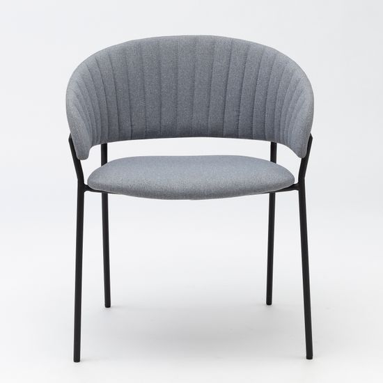 Стул Portman серый с черными ножками