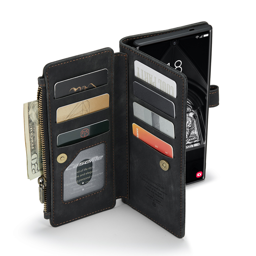 Многофункциональный чехол-кошелек CaseMe 3 in 1 Matte Wallet для Samsung Galaxy S26 Ultra
