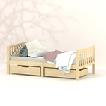 Кровать односпальная Фиона 160*80 см в лаке, массив сосны