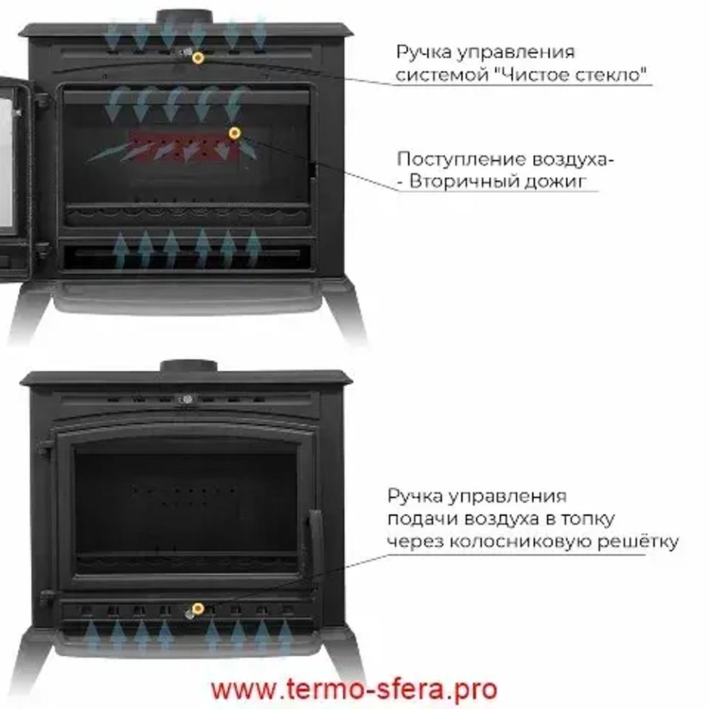 Печь-камин EVEREST F12