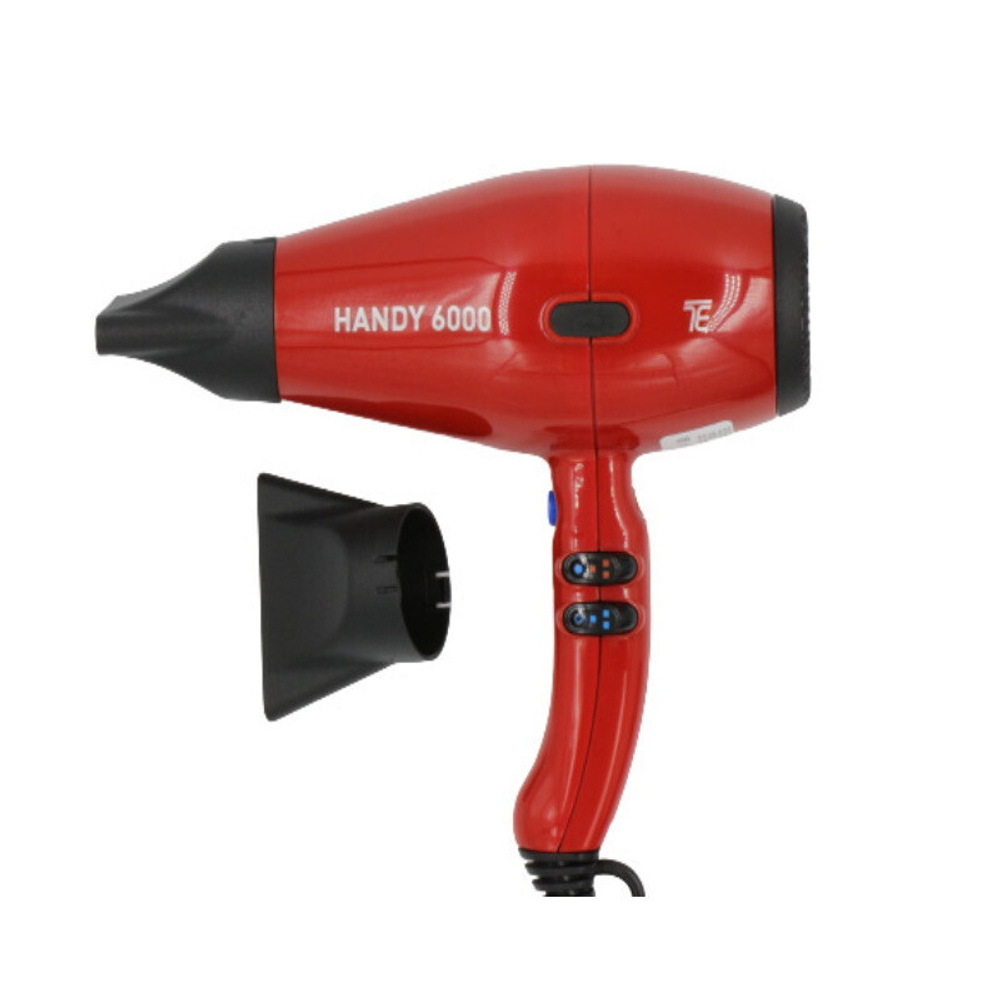 Профессиональный фен для волос TecnoElettra Handy 6000 Superpower Red