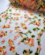 Вышивка на сетке цветочный луг К108