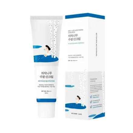 Крем солнцезащитный с березовым соком Round Lab Moisturizing sunscreen SPF 50+ PA++++, 50мл