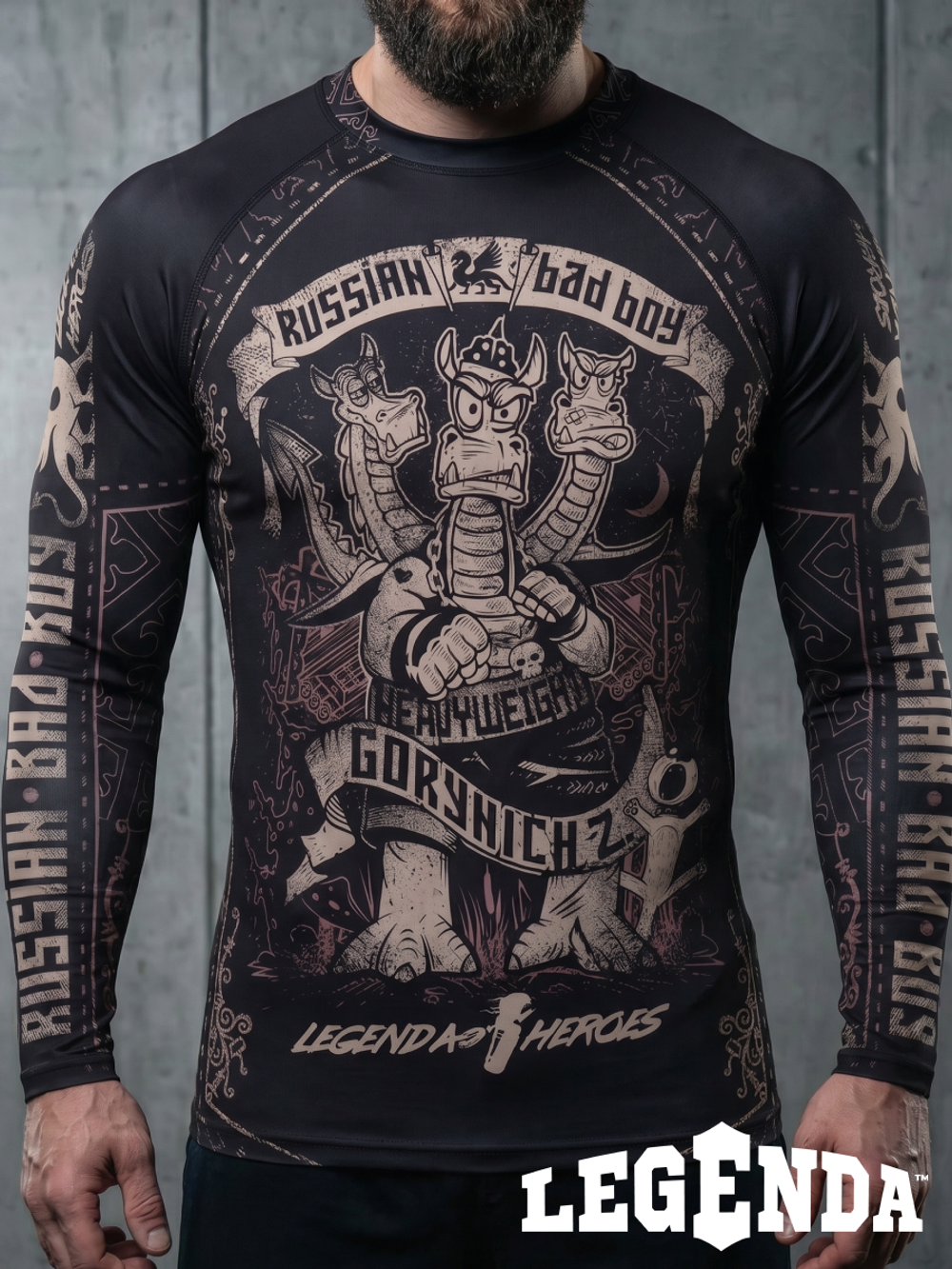 Рашгард с длинным рукавом LEGENDA Горыныч