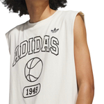 Баскетбольная футболка adidas Muscle Tank White