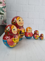 Матрёшка "С курочкой" традиция 5м 15см пузатая