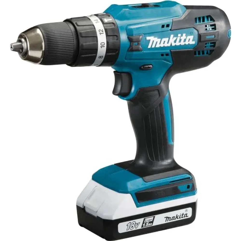 Makita HP488DWAE аккумуляторная дрель-шуруповерт (2 x 2 Ач, ЗУ)