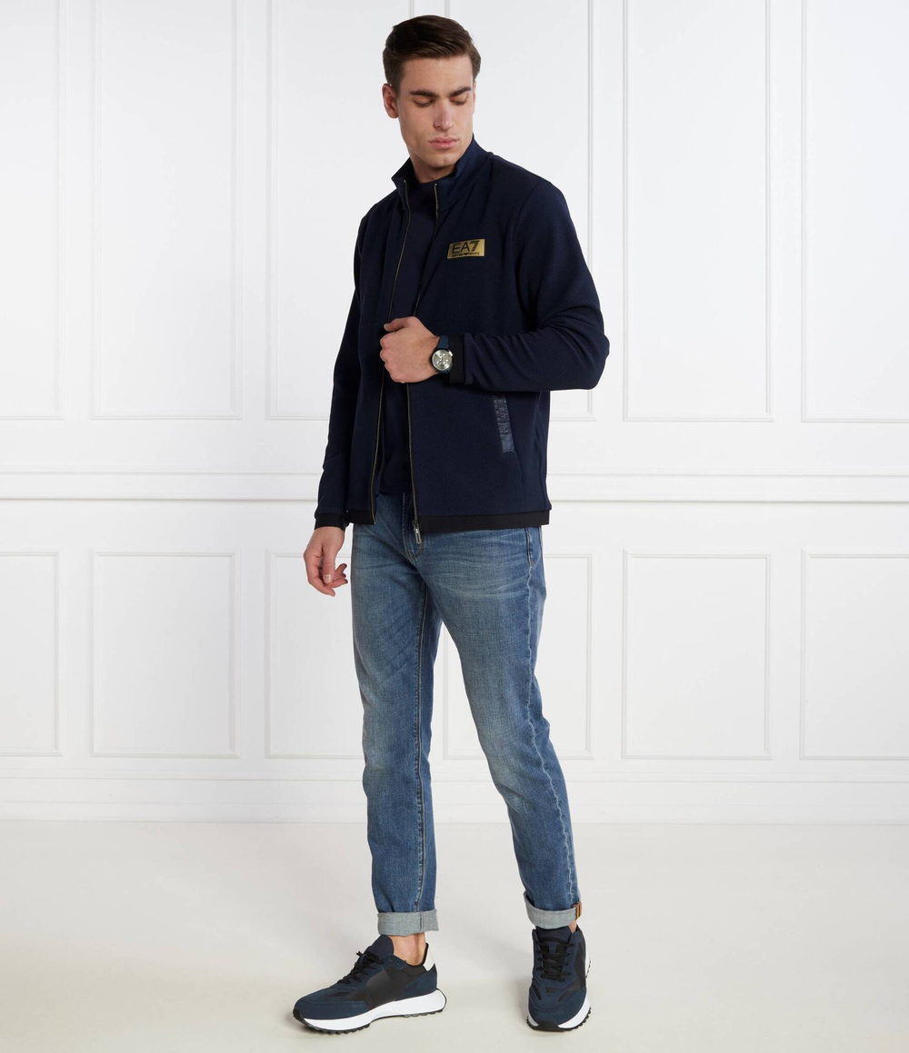 Худи EA7 - темно-синий(3DPM11 PJG1Z)