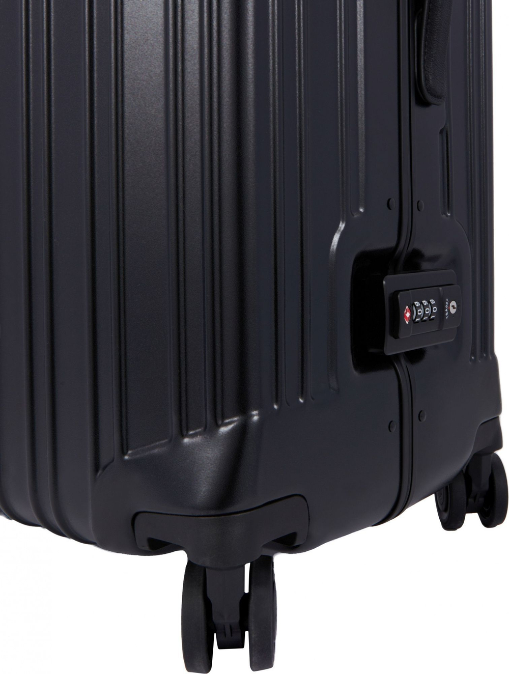 Чемодан Piquadro PQ-LM (BV4428PQLM/NO) 51x75x28см 82л. поликарбонат/натур.кожа черный матов.