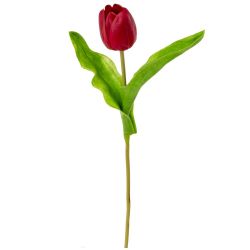 GAEM Цветок искусственный "Тюльпан" (Real Touch) (блок 7шт), L17 W6 H36 см