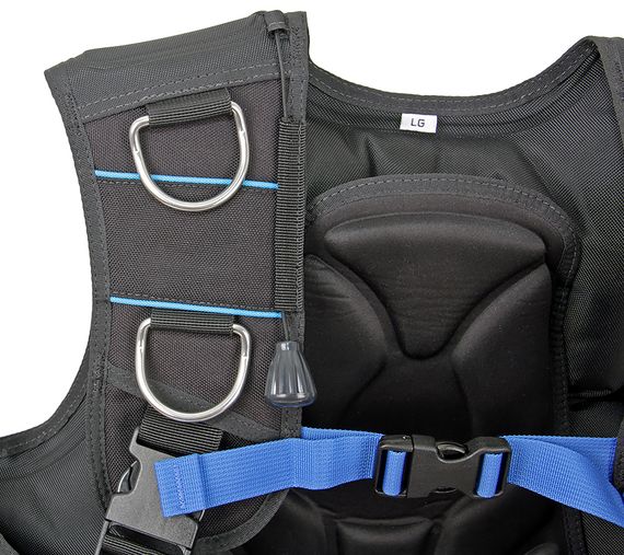 Жилет-компенсатор BCD FanDiver Меридиан Про черный/синий