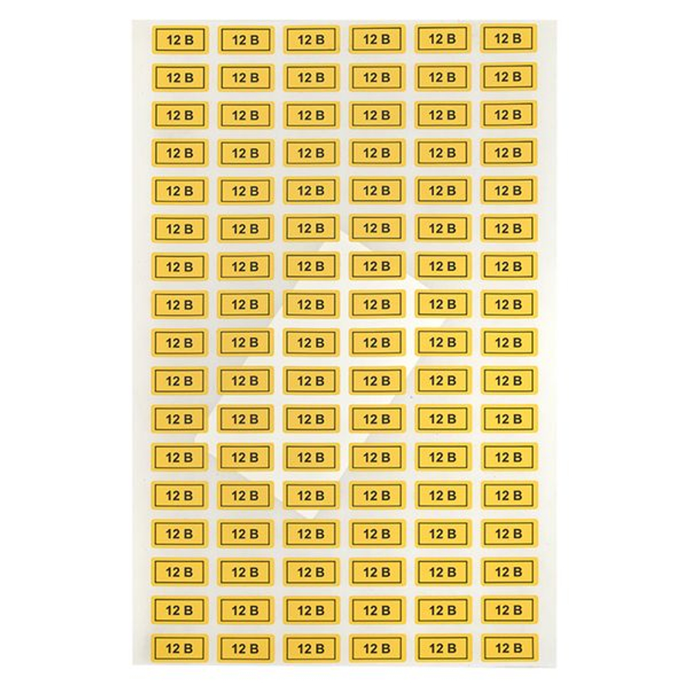 Наклейка "12В" (10x15) EKF PROxima (100.00 шт.)