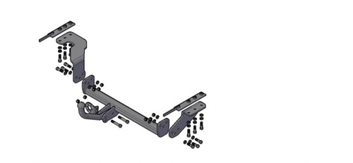 Фаркоп Nissan X-Trail T31 с 2007-2014 г. (включая рестайлинг 2013 г) (без электрики) (Трейлер)