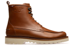 BALLY Nokor Short Mid Calf Combat Boots Men"s Brown