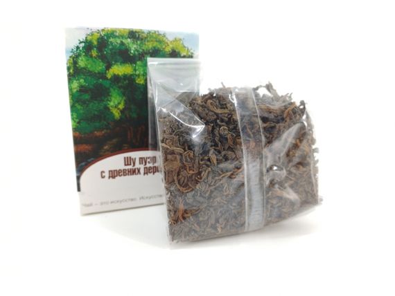 Шу пуэр с древних деревьев 50 гр