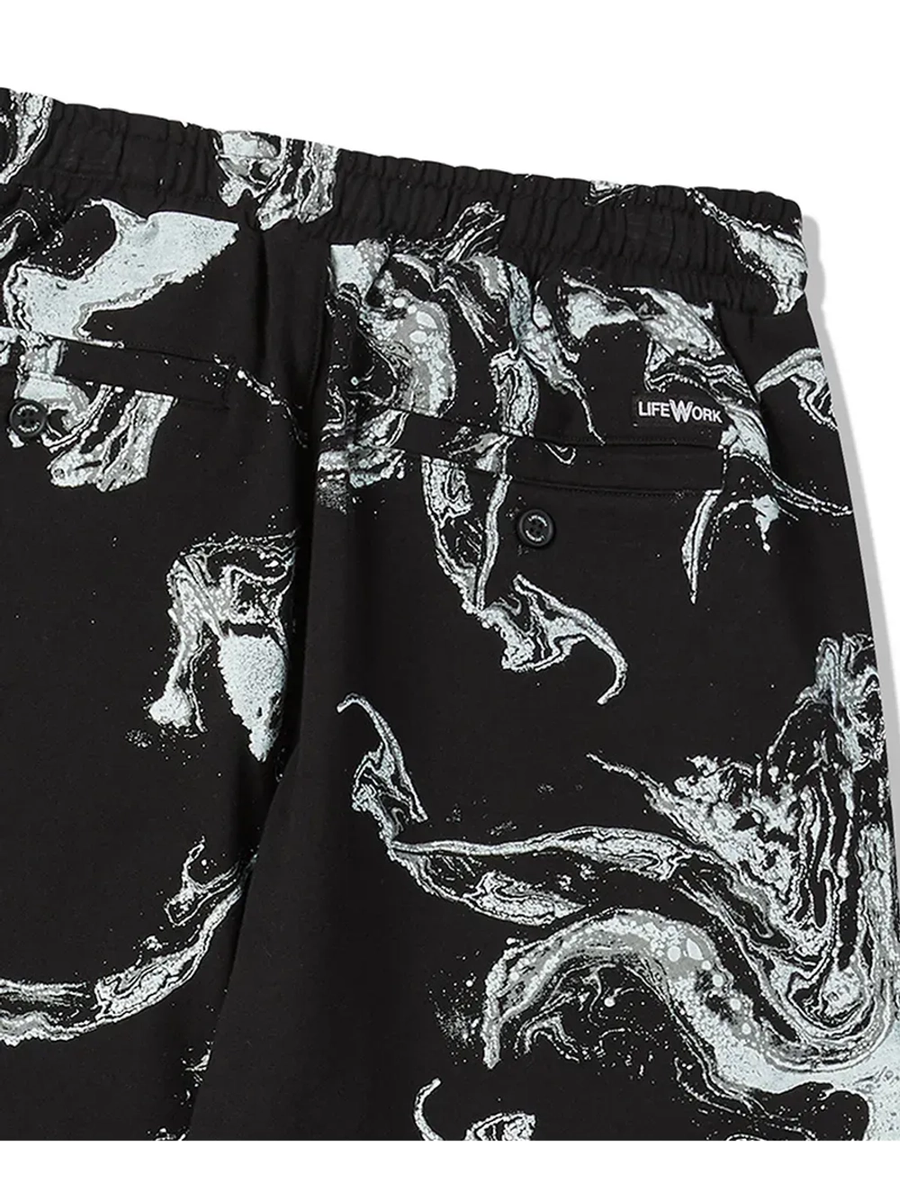 Шорты с принтом "мрамор"