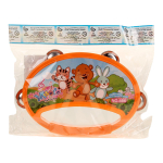 Бубен 16см, оранжевый, пакет 886B