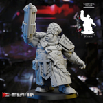 Astra Militarum Vostroyan Firstborn Ogryn Огрин №8 с гранатомётом миниатюра для dnd, днд, pathfinder, фентези, Настольная игра, НРИ, Варгейм, РПГ