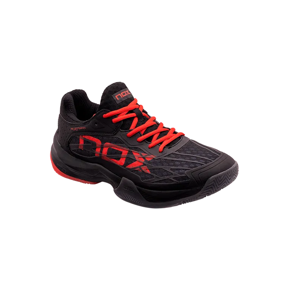 NOX AT10 LUX Черные-Красные кроссовки