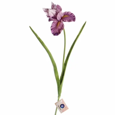 Цветок искусственный «Natur» 60см Ирис сиреневый