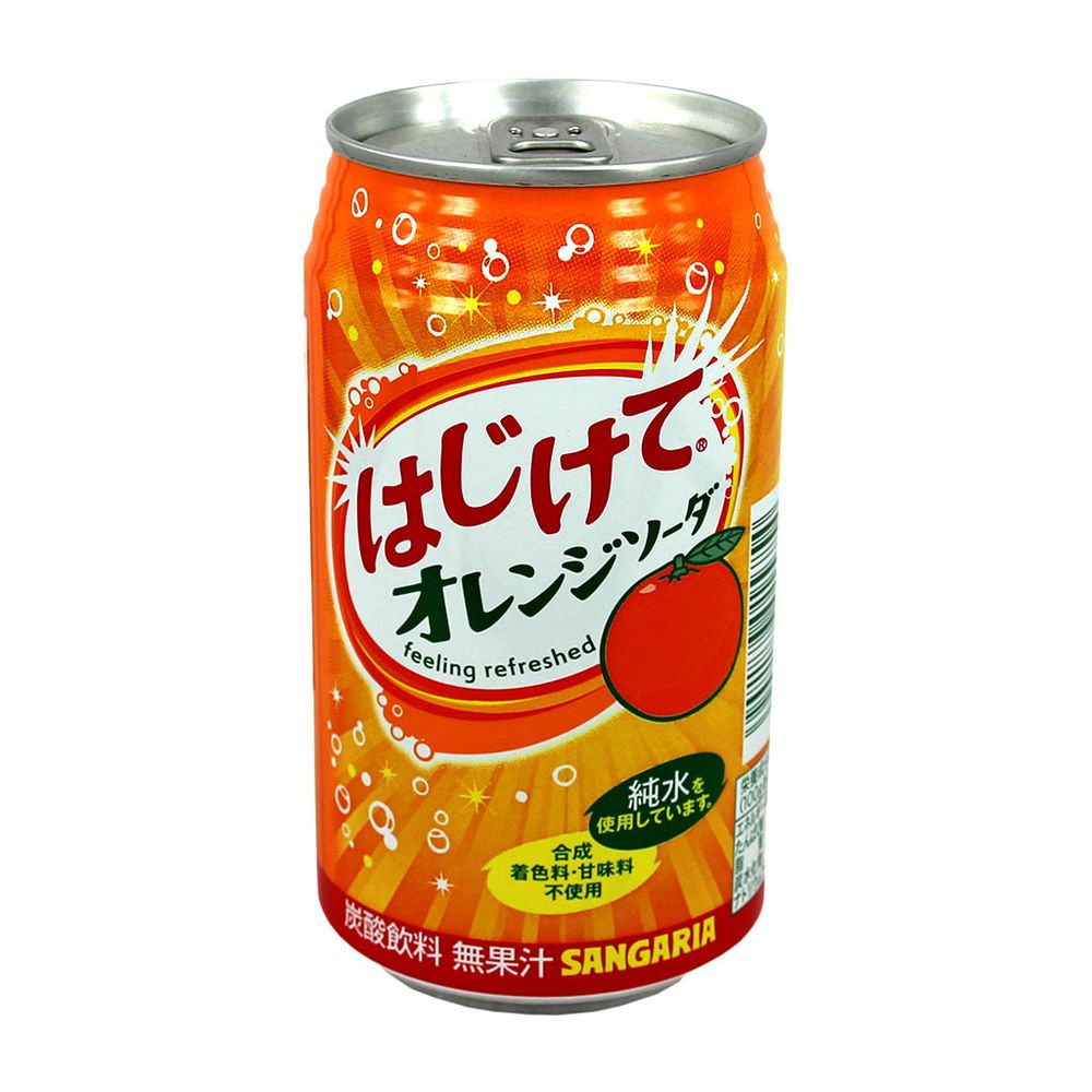 Напиток б/а Sangaria Orange со вкусом апельсина 350 г ж/б, Япония