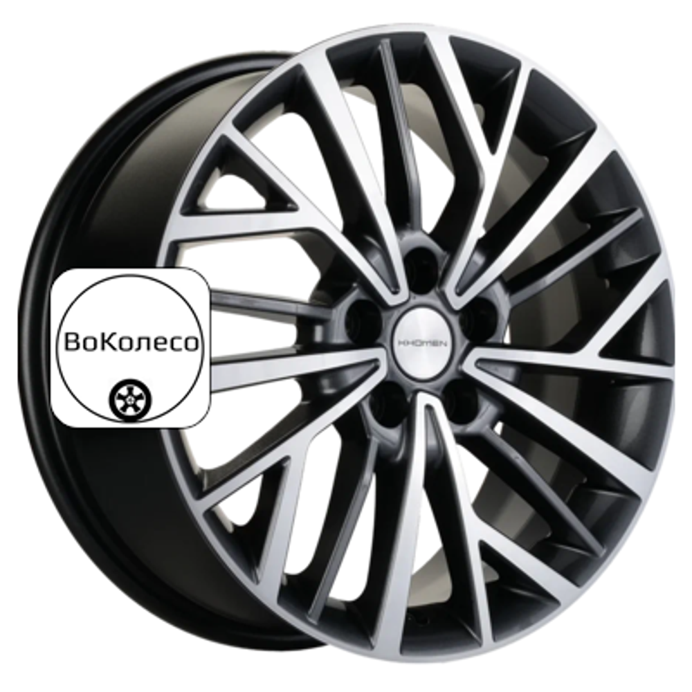 7x17/5x114,3 ET39 D60,1 KHW1717 (RAV4) Gray-FP Khomen Wheels