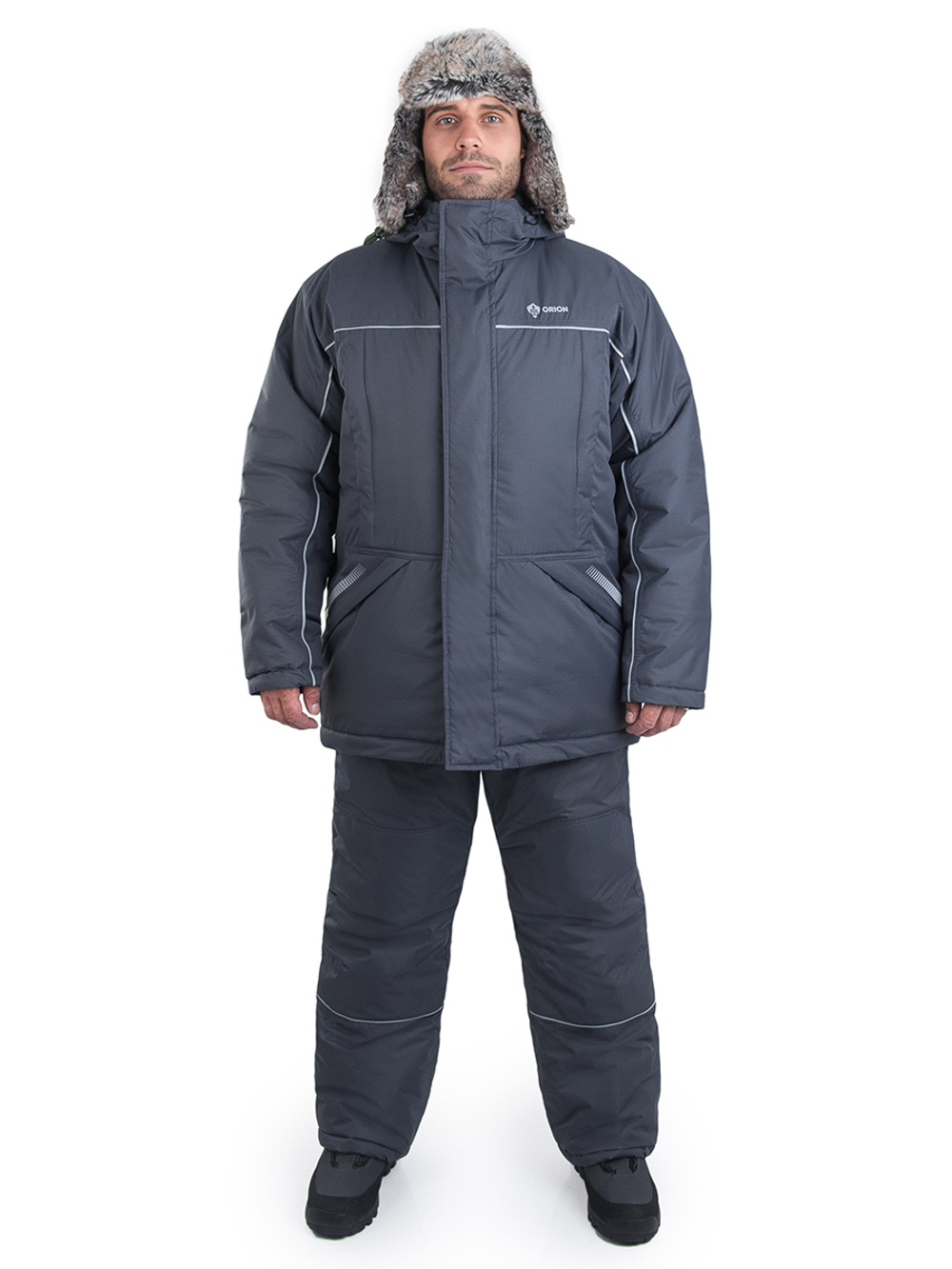 Костюм ORION Active Марс, зимний, плащевая, т.серый