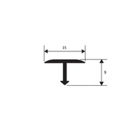 АТ 15мм "DO-4" 2,7м Коричн. глянец Т-об. анод. алюм.