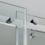 Душевой уголок WasserKRAFT Vils 56R17 100х80 стекло прозрачное/профиль серебро