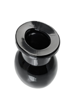 Черная анальная втулка Basic M - 6,5 см.