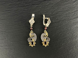 Серьги "Курочка Ряба"