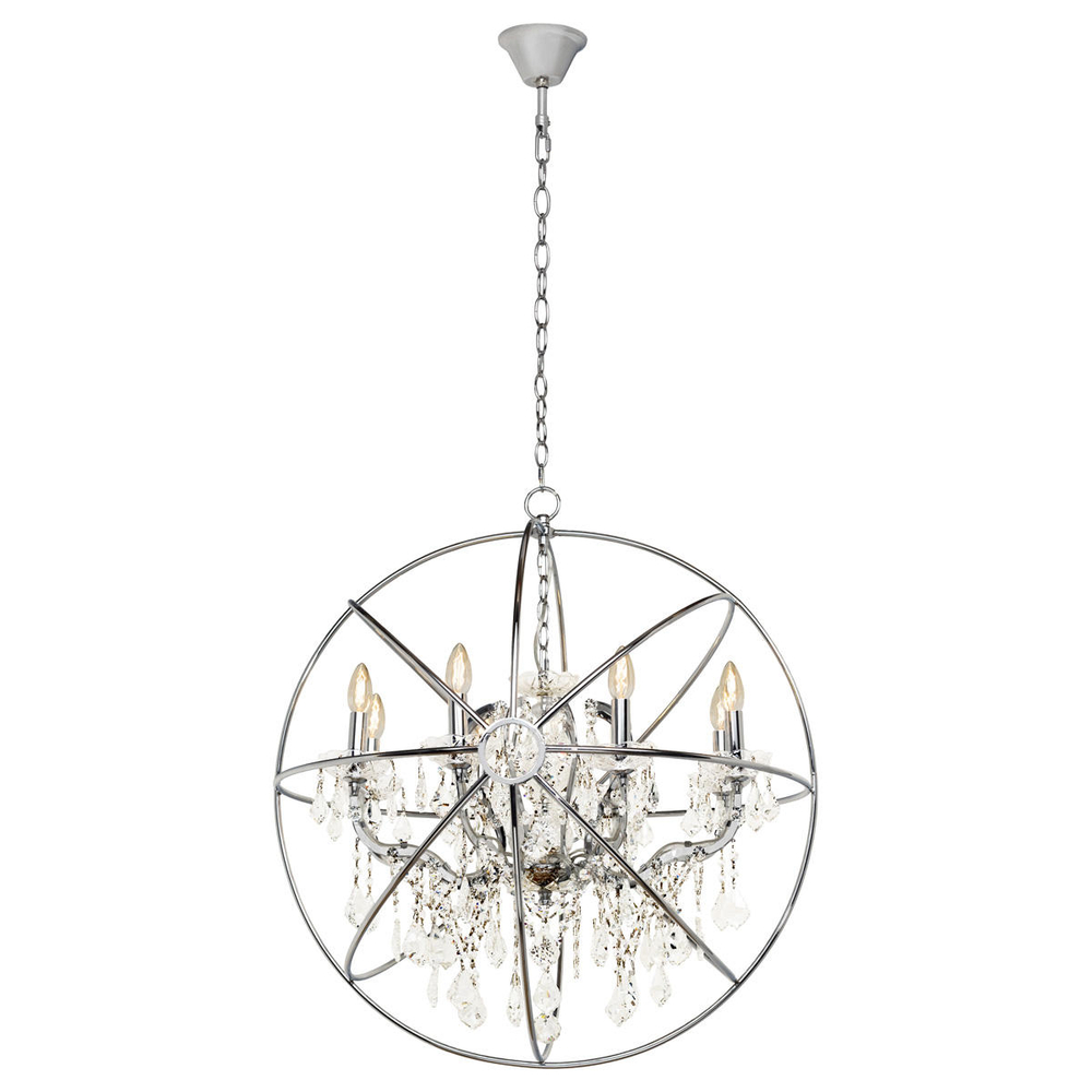 LOFT1896/8 Подвесная люстра LOFT IT Foucaults orb crystal