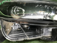 Битая Фара правая Nissan Qashqai 2 j11 (17-23) LED