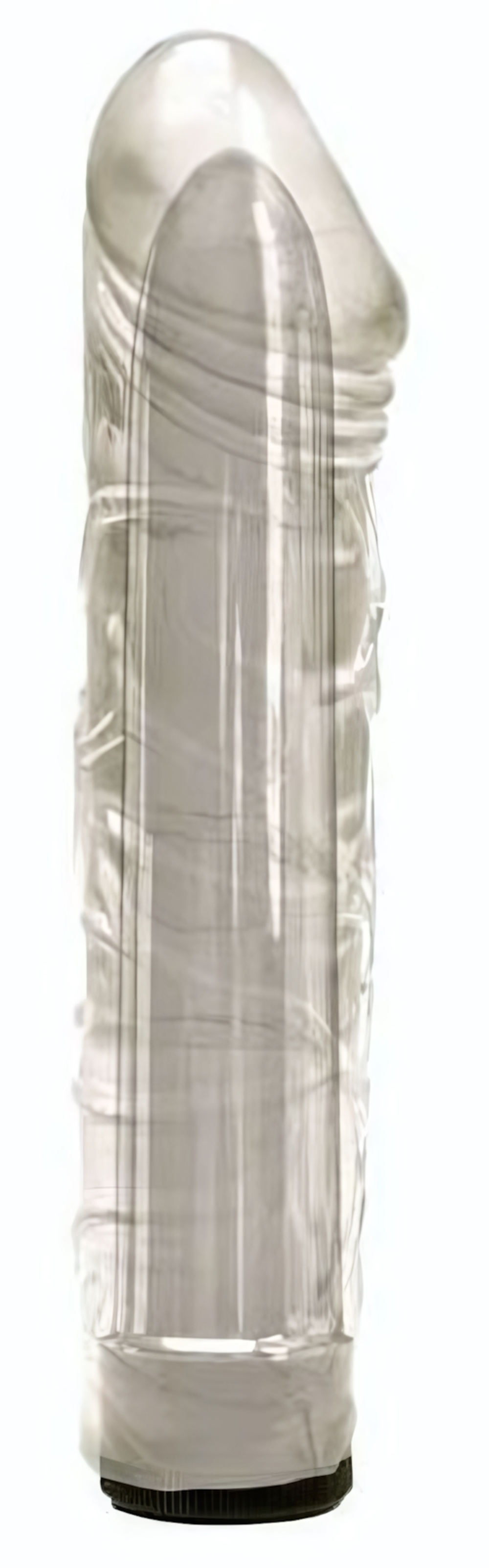 Прозрачный мультискоростной вибратор-реалистик Magician - 17 см. (Цвет: прозрачный)