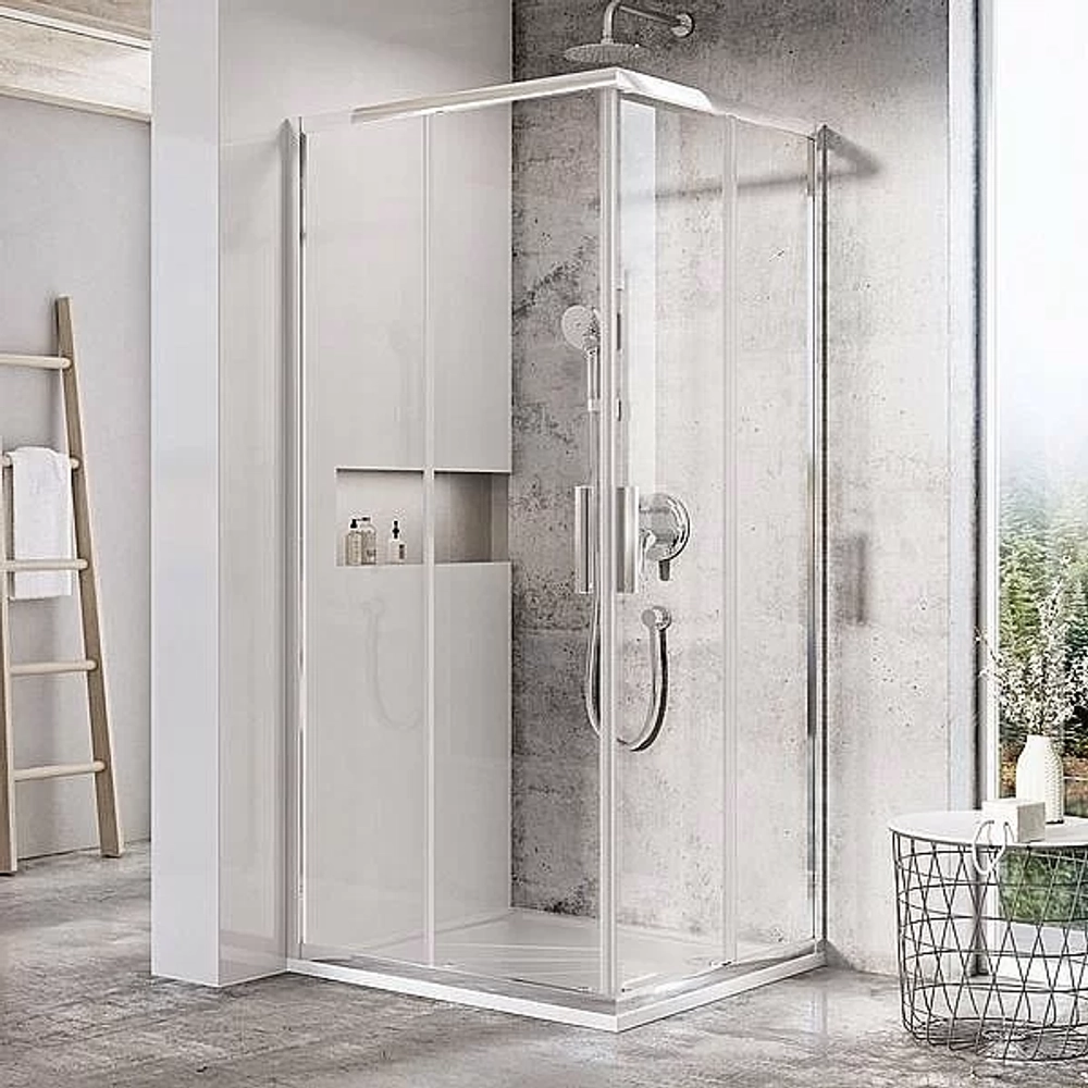Душевой уголок Ravak BLIX SLIM BLSRV2 90x90 блестящий/Transparent